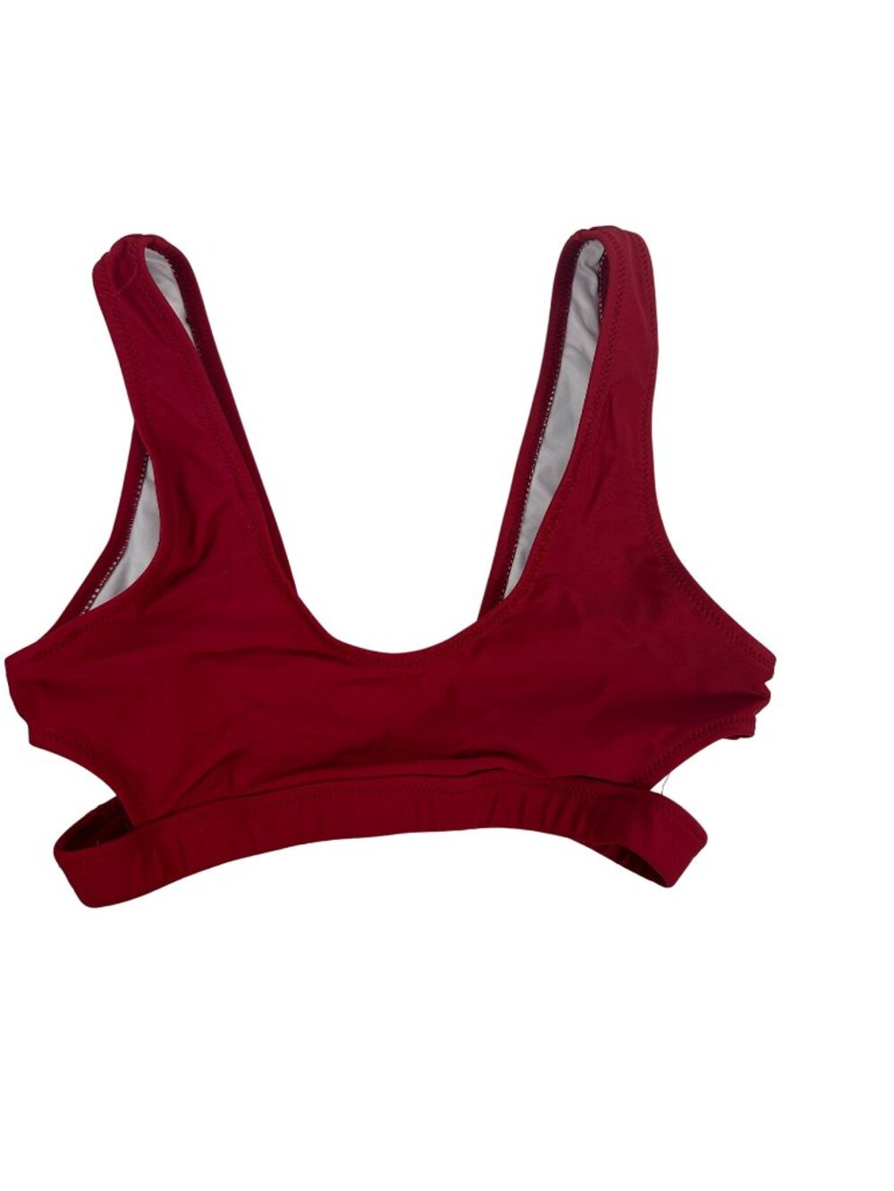 Blooming Jelly Red Bikini Top Small